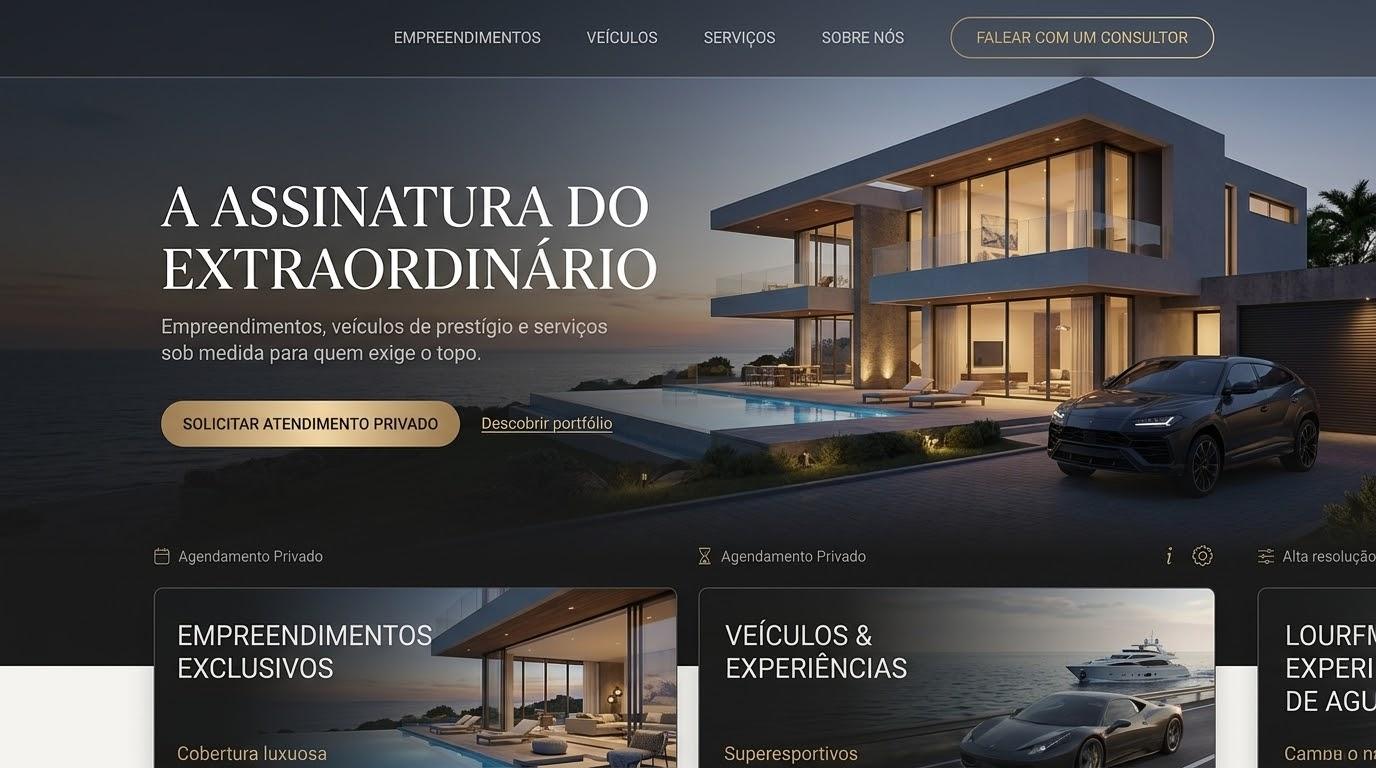 Uma página de campanha em destaque, pronta para anúncio